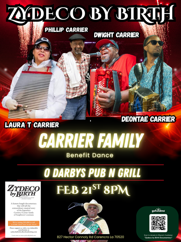 Zydeco By Birth Event-O’Darby’s, Carencro, LA